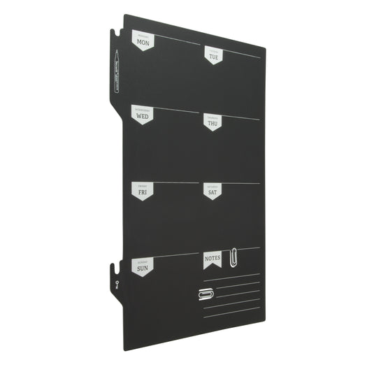 Securit Wall Chalkboards - Planner - Black 44,9x30x0,3cm - Pack of 6