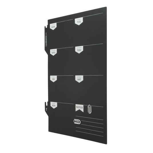 Securit Wall Chalkboards - Planner - Black 44,9x30x0,3cm - Pack of 6