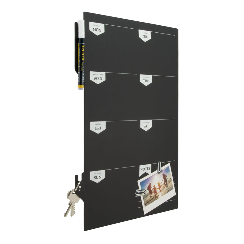 Load image into Gallery viewer, Securit Wall Chalkboards - Planner - Black 44,9x30x0,3cm - Pack of 6
