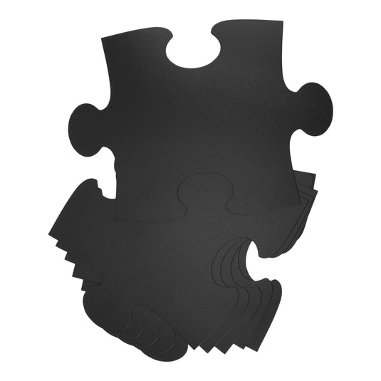 Securit Wall Chalkboards - Puzzle - Black 40x29,6x1cm - Pack of 12