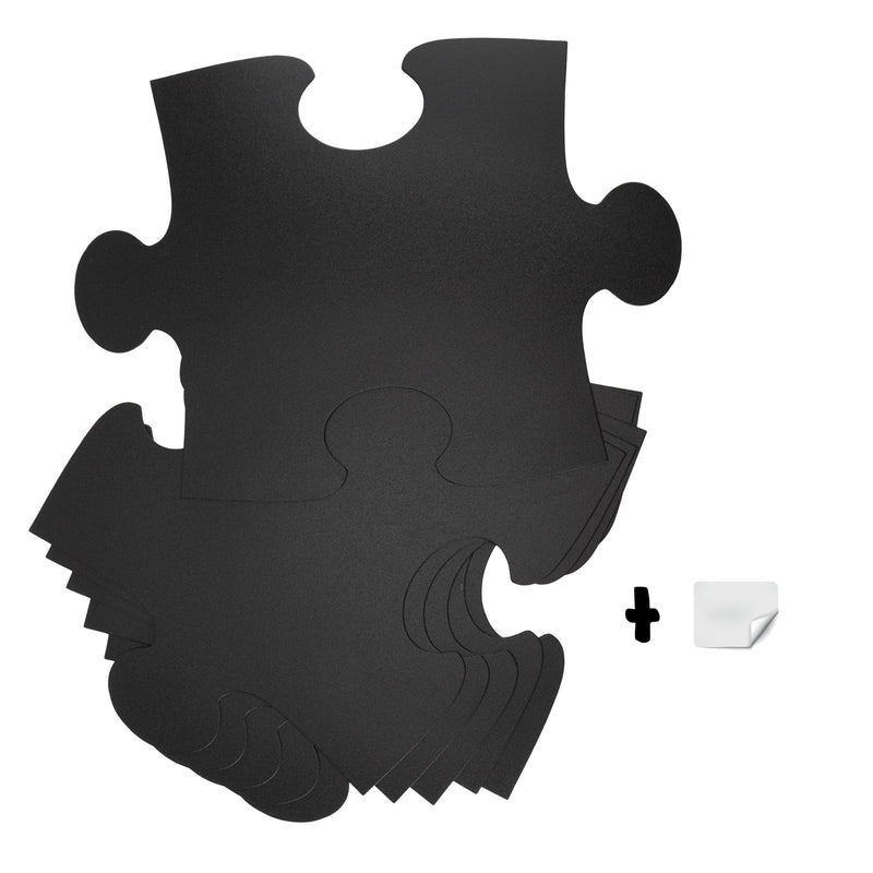 Load image into Gallery viewer, Securit Wall Chalkboards - Puzzle - Black 40x29,6x1cm - Pack of 12
