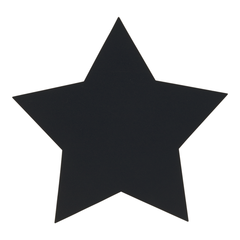 Load image into Gallery viewer, Securit Wall Chalkboards - Silhouette Stars Wall Chalkboard in Black 29x32x0,3cm - 6 x Set of 2
