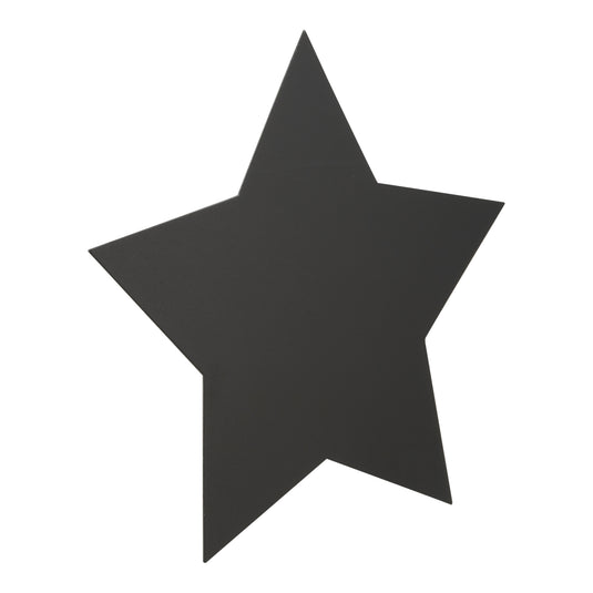 Securit Wall Chalkboards - Silhouette Stars Wall Chalkboard in Black 29x32x0,3cm - 6 x Set of 2