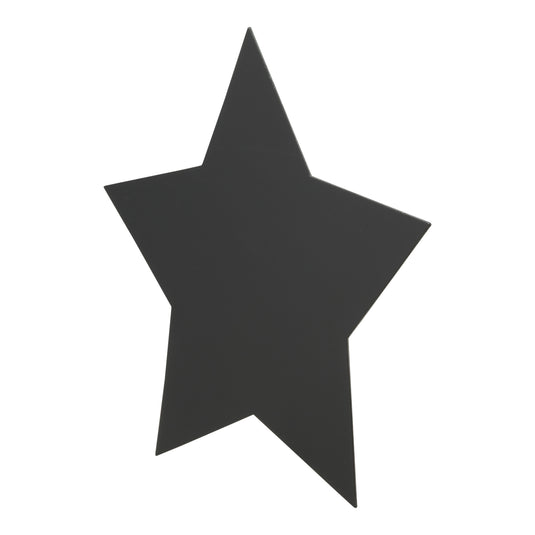 Securit Wall Chalkboards - Silhouette Stars Wall Chalkboard in Black 29x32x0,3cm - 6 x Set of 2