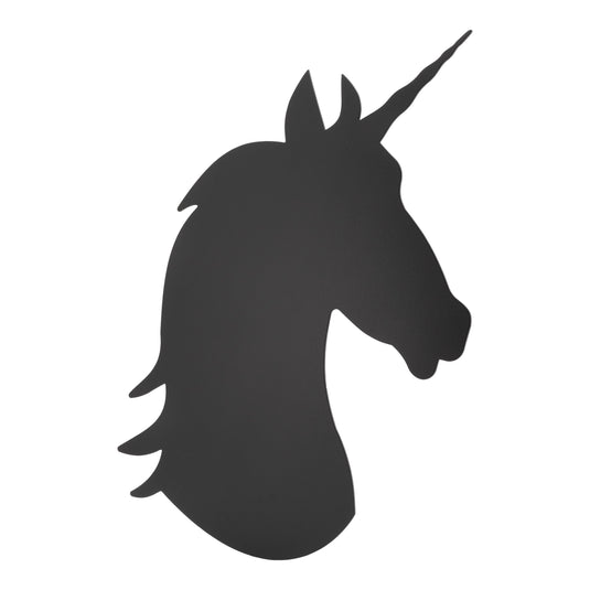 Kids Room Chalkboard Set - Unicorn, Cloud & Stars Silhouette Wall Chalkboards + Pastel Chalk Markers