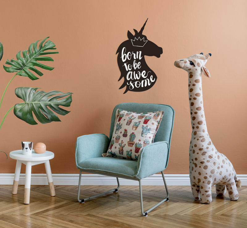 Load image into Gallery viewer, Securit Wall Chalkboards - Unicorn - Black 48,8x29,9x1cm - Pack of 6 - in use
