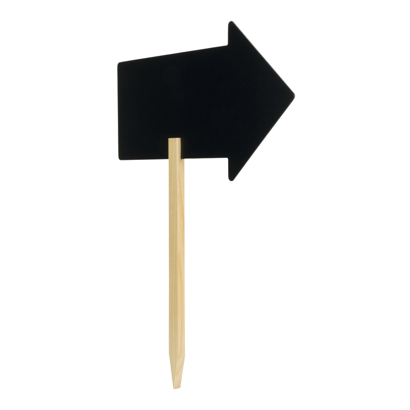 Load image into Gallery viewer, Securit Table Chalkboards - Silhouette Stick - Black 67x49,2x0,2cm - Pack of 6
