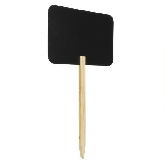 Securit Table Chalkboards - Silhouette Stick - Black 73,5x45x0,2cm - Pack of 6