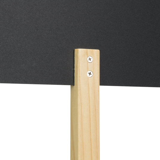 Securit Table Chalkboards - Silhouette Stick - Black 73,5x45x0,2cm - Pack of 6