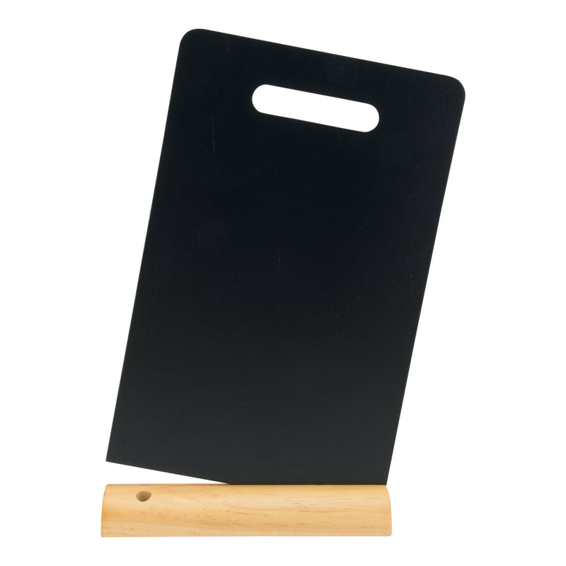 Load image into Gallery viewer, Securit Table Chalkboards - Silhouette Wood - Black 33,5x21x6cm - Pack of 6
