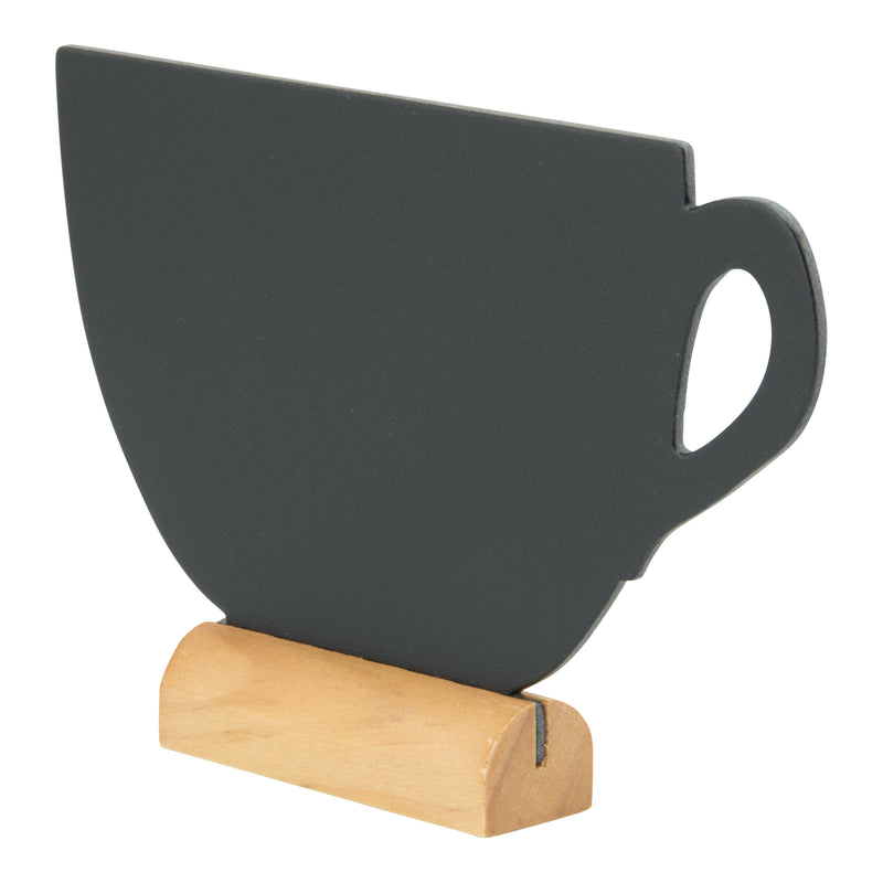 Load image into Gallery viewer, Securit Table Chalkboards - Silhouette Wood Mini - Black 9x13,5x2cm - Pack of 6

