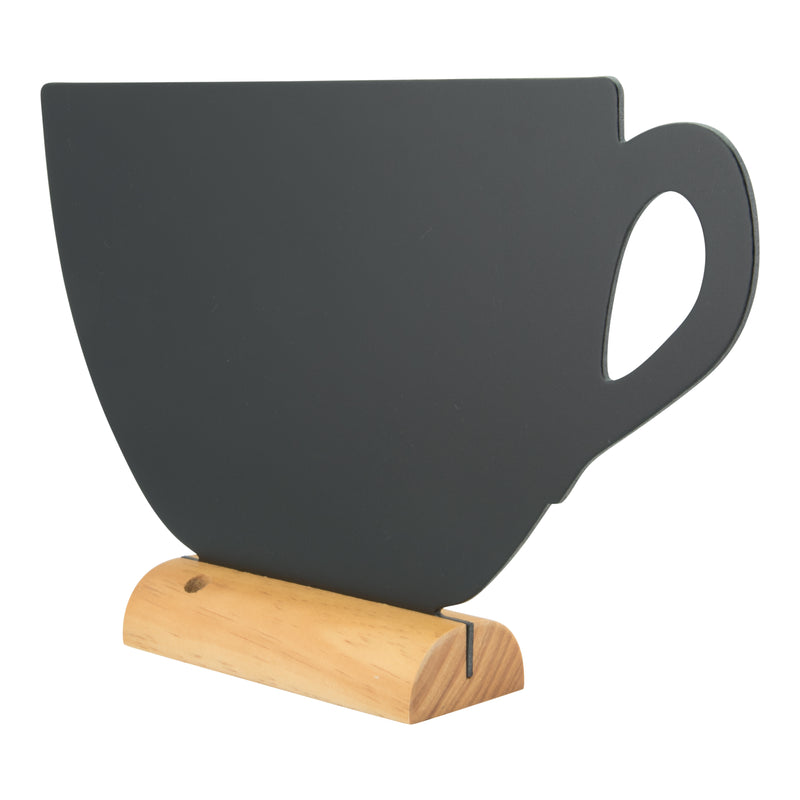 Load image into Gallery viewer, Securit Table Chalkboards - Silhouette Wood - Black 21,3x33,5x6cm - Pack of 6
