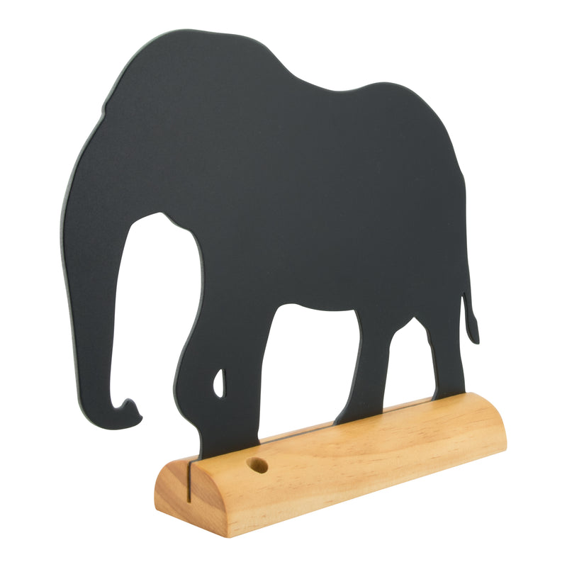 Load image into Gallery viewer, Securit Table Chalkboards - Silhouette Wood - Black 24,5x29x6cm - Pack of 6

