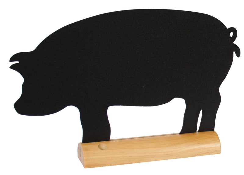 Load image into Gallery viewer, Securit Table Chalkboards - Silhouette Wood - Black 23x34x6 - Pack of 6
