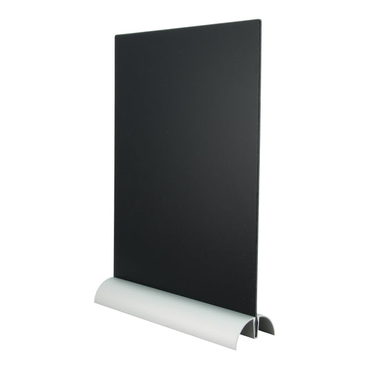 Securit Table Chalkboards - Silhouette Aluminium - Black 30,8x21x6cm - Pack of 6