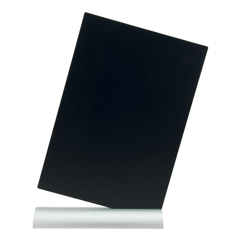 Load image into Gallery viewer, Securit Table Chalkboards - Silhouette Aluminium - Black 30,8x21x6cm - Pack of 6
