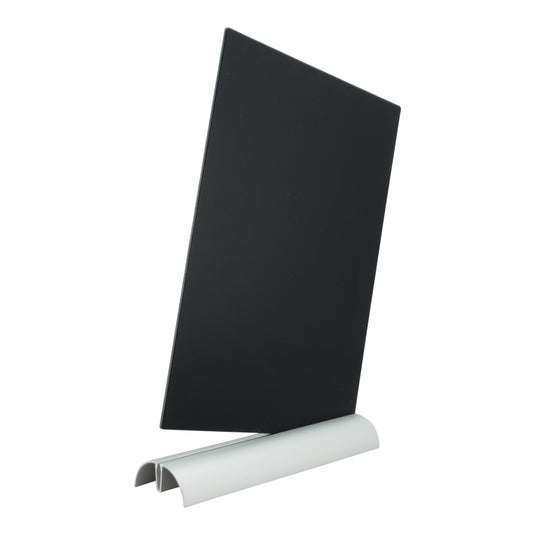 Securit Table Chalkboards - Silhouette Aluminium - Black 30,8x21x6cm - Pack of 6