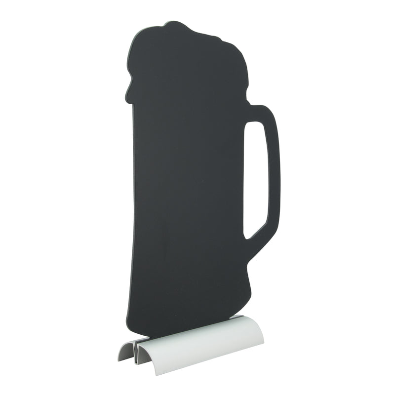 Load image into Gallery viewer, Securit Table Chalkboards - Silhouette Aluminium - Black 34x21,3x6cm - Pack of 6
