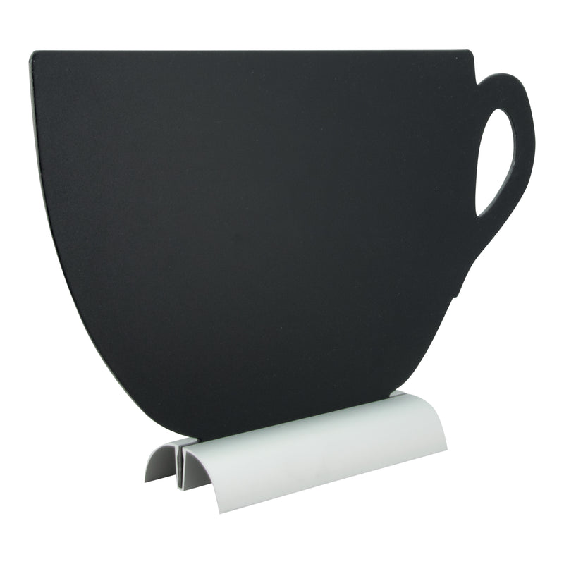 Load image into Gallery viewer, Securit Table Chalkboards - Silhouette Aluminium - Black 21,5x33,6x6cm - Pack of 6
