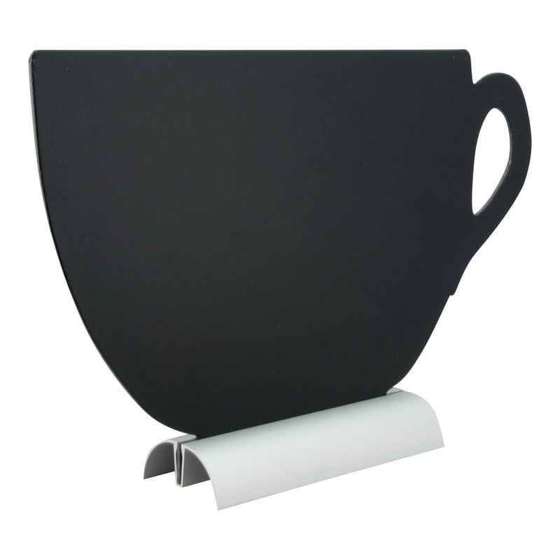 Load image into Gallery viewer, Coffee Bar Set - Cup Chalkboards on Aluminium Bases + Moka Pot Wall Chalkboards + Coffee Stencils + White Chalk Markers
