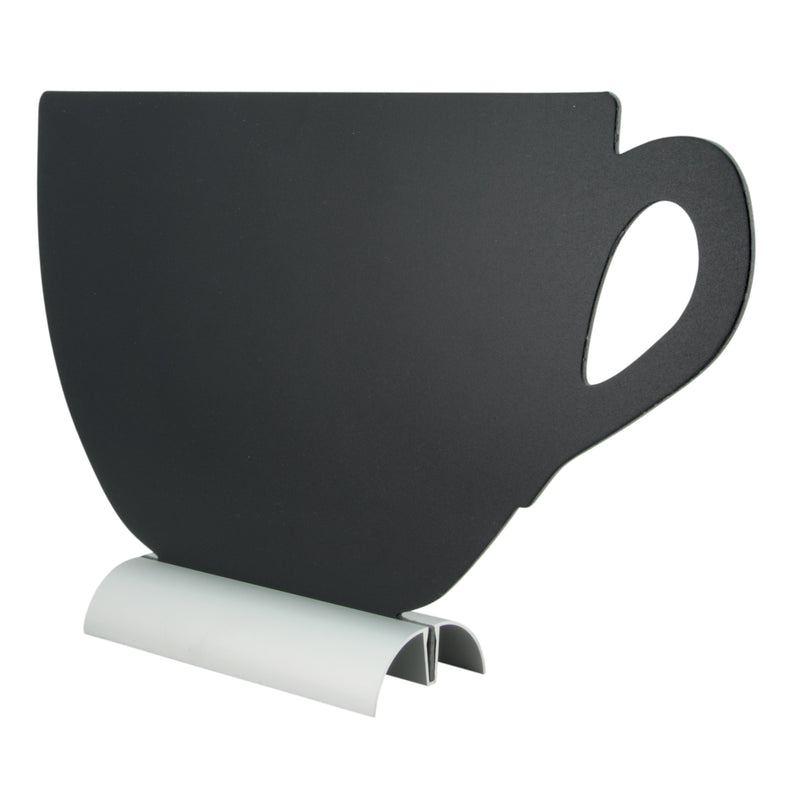 Load image into Gallery viewer, Securit Table Chalkboards - Silhouette Aluminium - Black 21,5x33,6x6cm - Pack of 6
