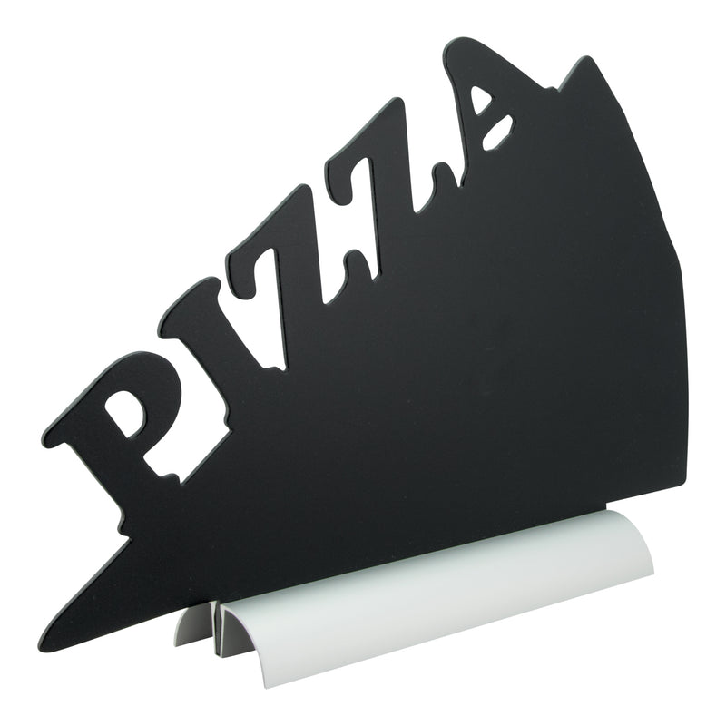 Load image into Gallery viewer, Securit Table Chalkboards - Silhouette Aluminium - Black 24x34x6cm - Pack of 6
