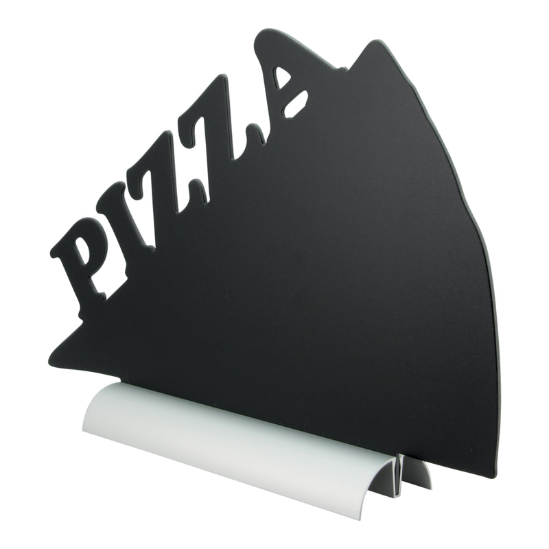 Load image into Gallery viewer, Securit Table Chalkboards - Silhouette Aluminium - Black 24x34x6cm - Pack of 6
