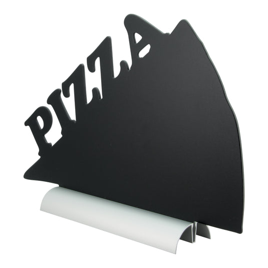 Securit Table Chalkboards - Silhouette Aluminium - Black 24x34x6cm - Pack of 6