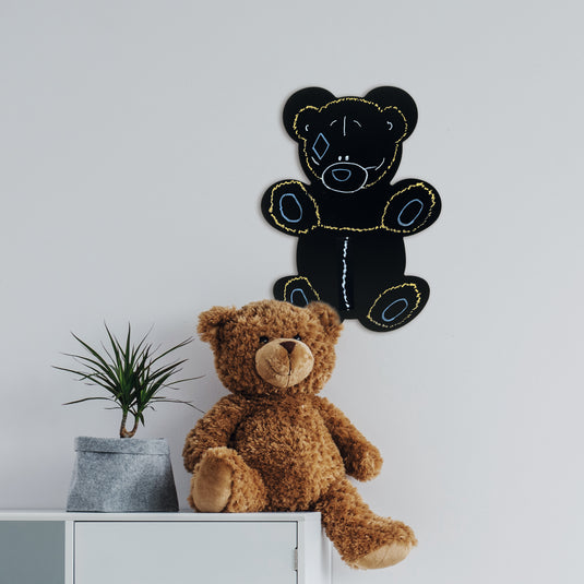 Securit Wall Chalkboards - Silhouette - Black 40,2x29,7x0,3cm - Pack of 6 - in use
