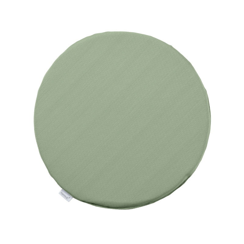 Load image into Gallery viewer, Fermob Basics Outdoor Seat Cushion Ø39 cm – Almond Green
