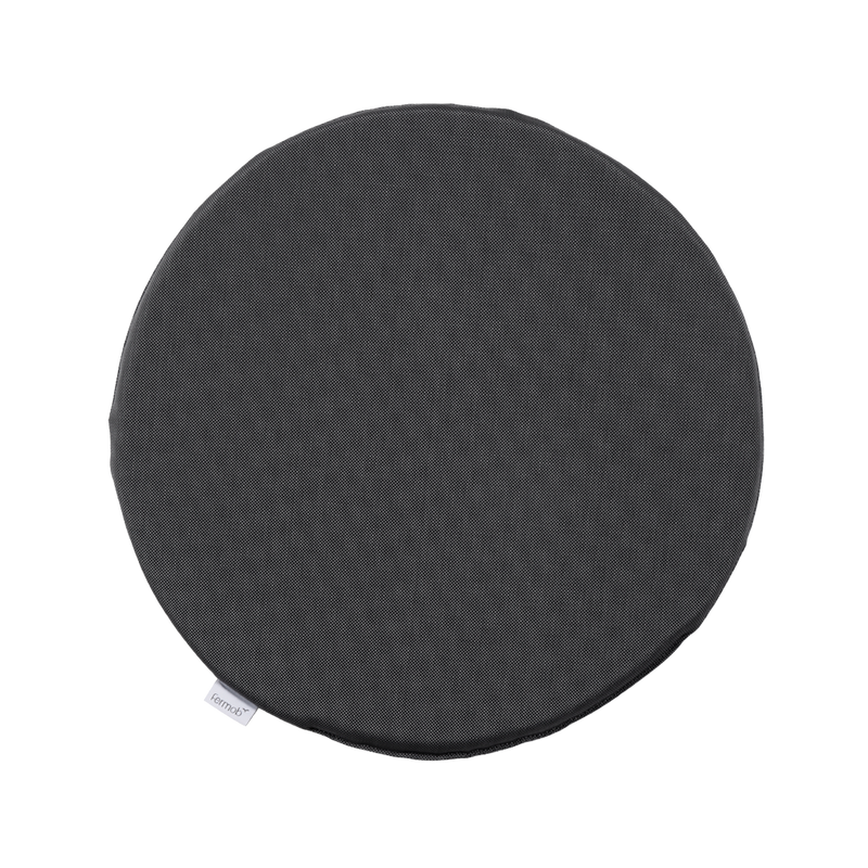Load image into Gallery viewer, Fermob Basics Outdoor Seat Cushion Ø43 cm – Midnight Grey
