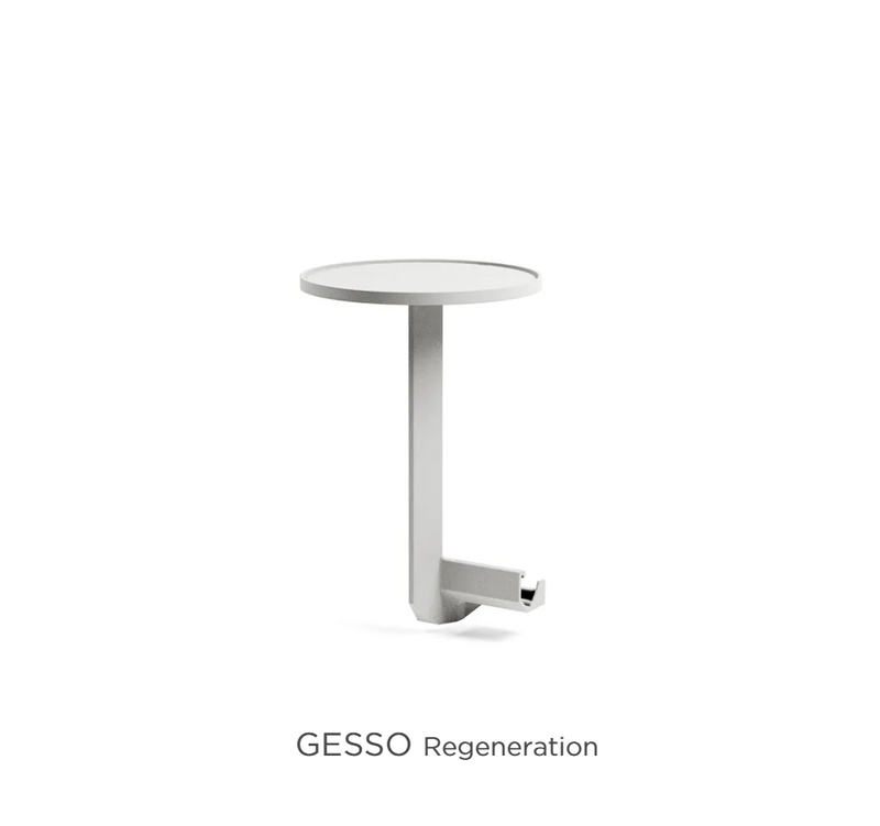 Load image into Gallery viewer, Nardi Maximo Tavolino 33 modular side table with a smooth gesso finish, designed for versatile contract and home use.
