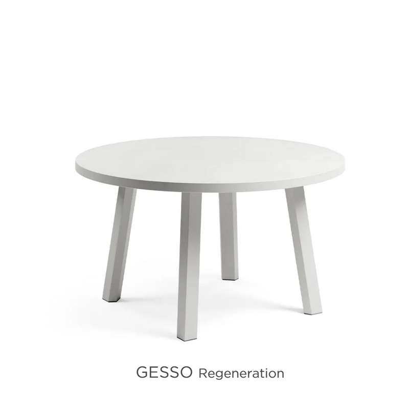 Load image into Gallery viewer, Round outdoor coffee table from Nardi, Maximo Tavolino 60 Maxi, featuring a sleek gesso finish for modern contract furniture.
