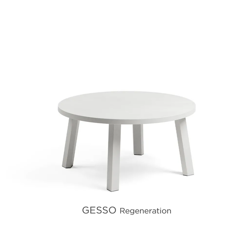 Load image into Gallery viewer, Nardi Maximo Tavolino 60 Mini Round Coffee Table with a white Gesso finish, compact and stylish for modern interiors.
