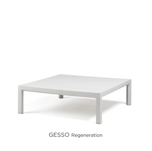 Nardi Maximo Tavolino 80 outdoor coffee table with a sleek, low design for hotel terrace or outdoor furniture settings.