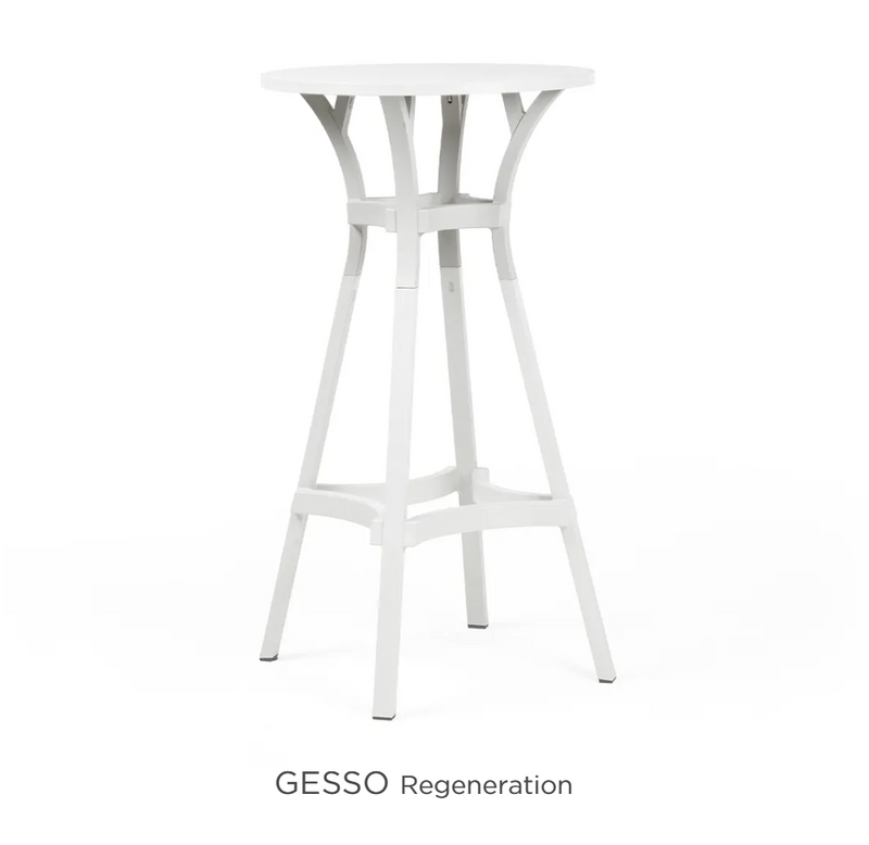 Load image into Gallery viewer, Nardi ReGen Kit Combo High outdoor stool with gesso terra finish, suitable for outdoor furniture and restaurant settings.
