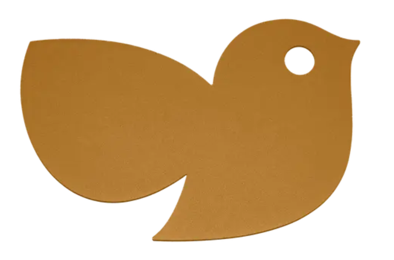 Load image into Gallery viewer, Fermob PICOTI non-slip metal trivet pad in gingerbread color, 26x18 cm, designed to protect surfaces from heat and scratches.

