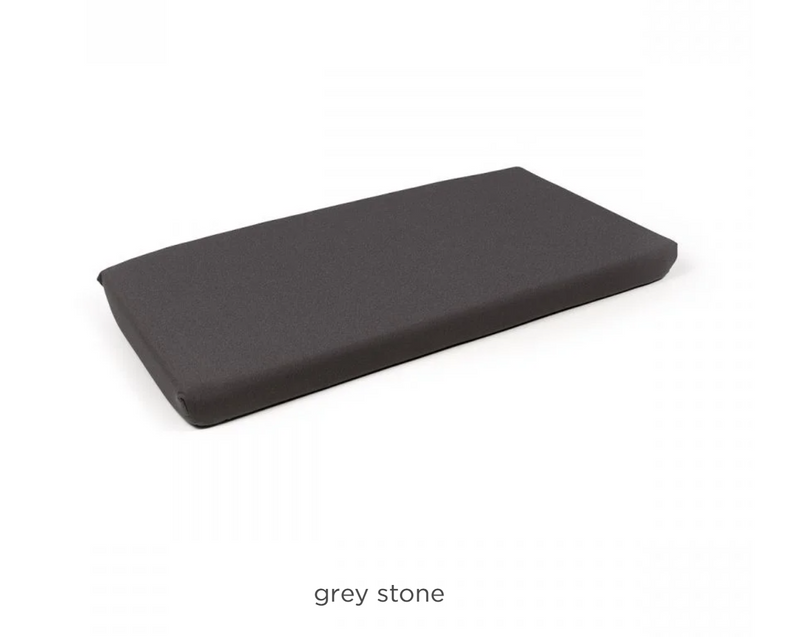 Load image into Gallery viewer, Grey Nardi Net Bench cushion for sofa, outdoor patio furniture, comfortable grey stone fabric, designed for Nardi outdoor seating.
