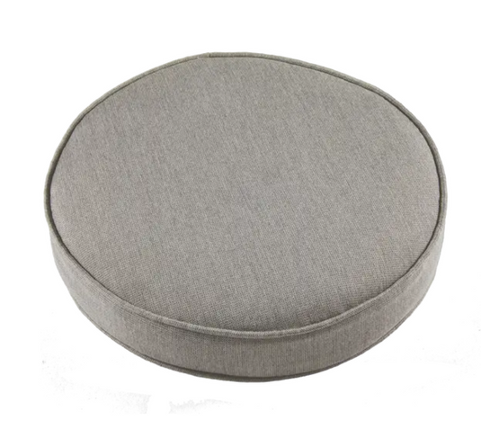 Grey taupe Fermob 1900 Cabriolet armchair cushion for replacement or comfort on outdoor furniture.