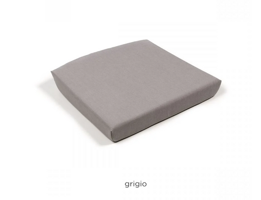 Gray Nardi Net Relax outdoor cushion for lounge furniture, designed for comfortable patio seating in Ireland and the UK