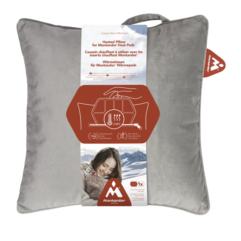 Load image into Gallery viewer, Securit Christmas Winter Terrace Set - 5 Velvet Champagne Heat Pad Cushions + 6 Berlin Parasol Lamps + Heat Pads - in use
