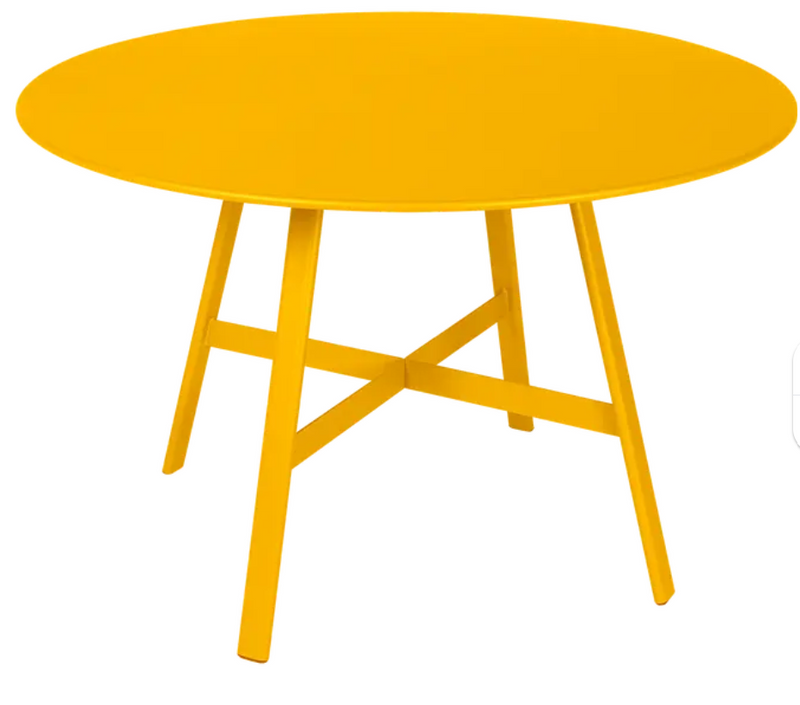 Load image into Gallery viewer, Fermob SO'O Oval Oak Table with 117cm diameter, natural honey finish, suitable for restaurant or hotel settings.
