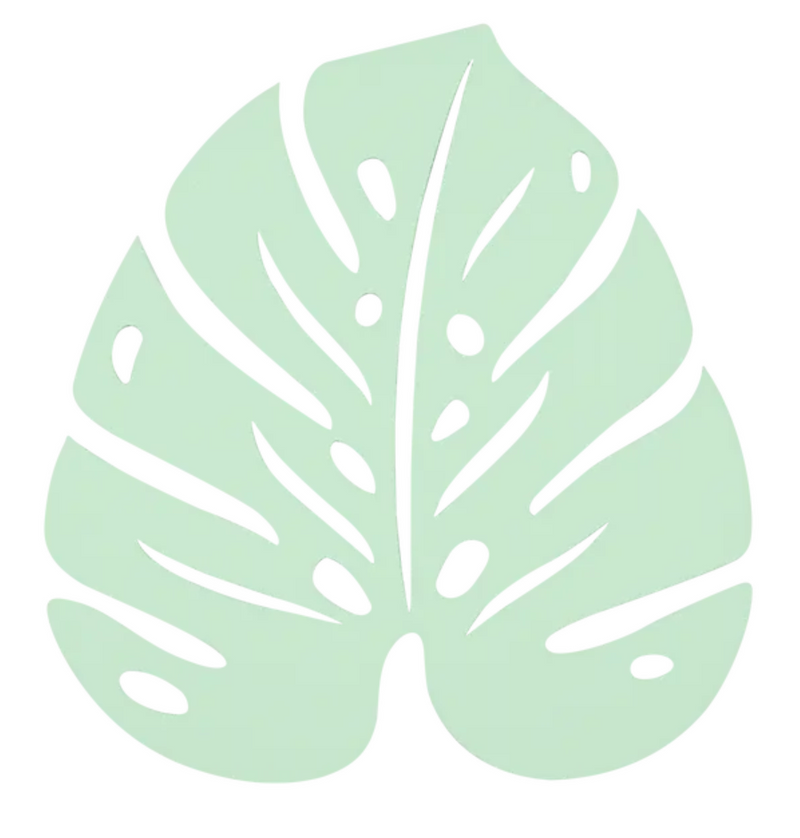 Load image into Gallery viewer, Fermob Bouquet Sauvage Monstera non-slip metal pad with a vibrant botanical design for furniture protection.
