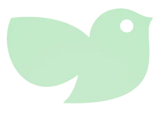 Fermob PICOTI non-slip metal pad in Ice Mint color, 26x18 cm, designed to protect surfaces and prevent slipping.