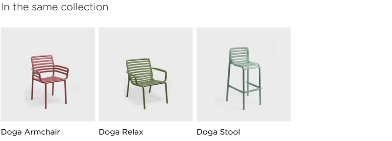 Load image into Gallery viewer, Nardi Doga Bistrot outdoor chair featuring a sleek, modern design with a woven seat and metal frame, suitable for patio seating.
