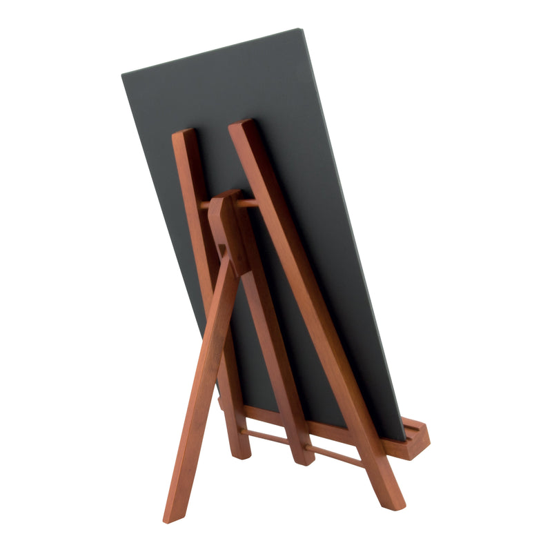 Load image into Gallery viewer, Securit Table Chalkboard Set - Junior A4 Mahogany (Pack of 10) - Boards + White Markers
