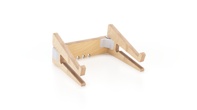 Supporto pc portatile UP+ Exclusive - Custom Wood Designs