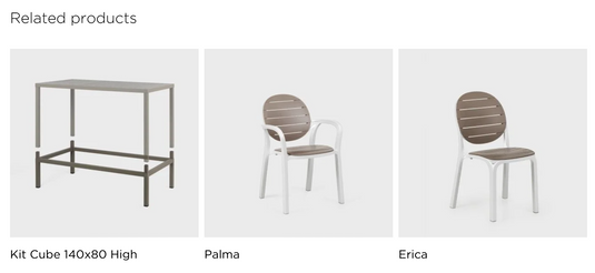 Cube 140x80 Contract Table Nardi-Cube Table Outdoor