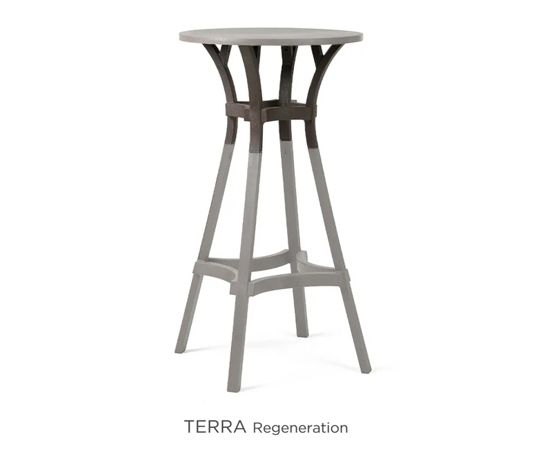 Load image into Gallery viewer, Nardi ReGen Kit Combo High outdoor stool set with Terra finish, featuring modern design and sturdy construction for outdoor use.
