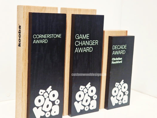 Kooba Awards Ireland Custom Wood Designs